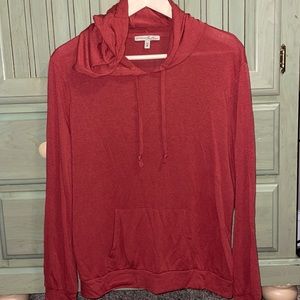 Express One Eleven Lightweight Rust Pullover XS